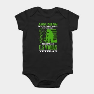 VETERAN: Woman Veteran Baby Bodysuit